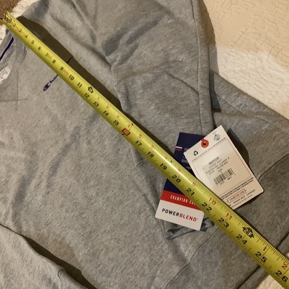 Champion oxford gray power blend classic sweatshirt. Medium. NWT - Picture 6 of 7